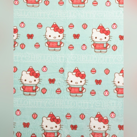 BRAND NEW RELEASE Hello Kitty Ornament Throw Blanket - Picture 2 of 2